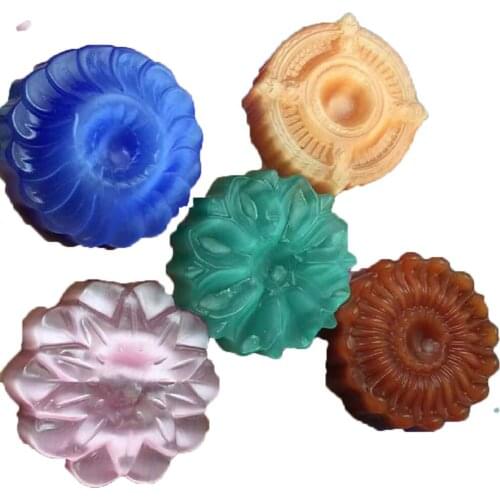 Natural Cats Eye Opal Fluorite Carved Sun Flower Quartz Stone Healing Crystal Mineral Reiki Chakra Wedding Home Decor Gift