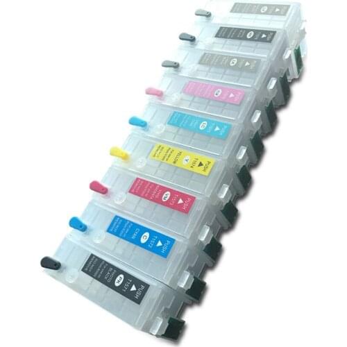 For EPSON Stylus Photo R3000 Printer Empty Refillable Ink Cartridge with ARC Chips,T1571 T1572 T1573 T1574 T1575 T1576- T1579