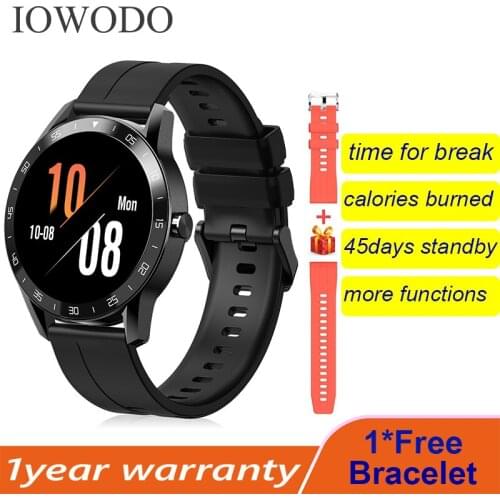 Smart Watch Men Women Heart Rate Monitor Fitness Tracker 5ATM Waterproof 1.3" Full Touch Screen Smart Watch For Android iOS