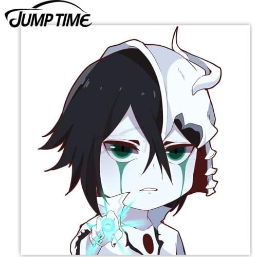 Jump Time 13 x 9.5cm Cute Boy Car Decor Cifer Anime Avatar Car Accessories Funny Laptop Camper Waterproof Vinyl Car Stickers