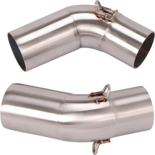 Slip On Motorcycle Exhaust Middle Link Pipe Stainless Steel For Ducati Monster 696 695 795 796 1100 All Years