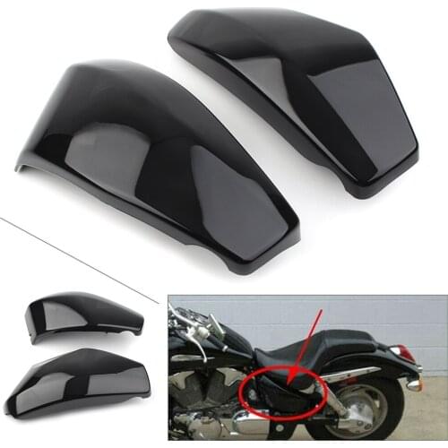 1Pair ABS Motorbike Battery Side Covers For Honda VTX1300 Retro Spoke Custom Tourer 2003 2004 2005 2006 2007 2008 2009
