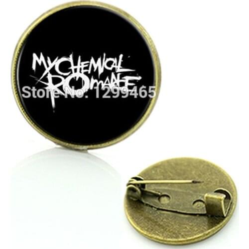 2017 Fashion badge Jewelry Rock Band My chemical romance brooch Slipknot music band pins gift for men and women C465