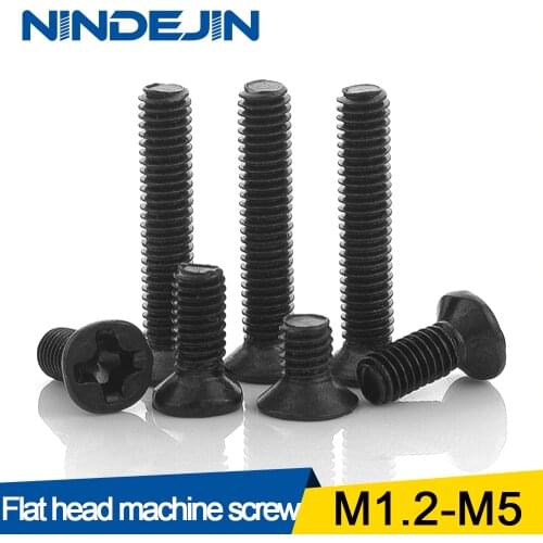55pcs Countersunk Flat Head Phillips Screw M1.2 M1.4 M1.6 M1.7 M2 M2.5 M3 M4 M5 Carbon Steel Laptop Screw for Lenovo Samsung