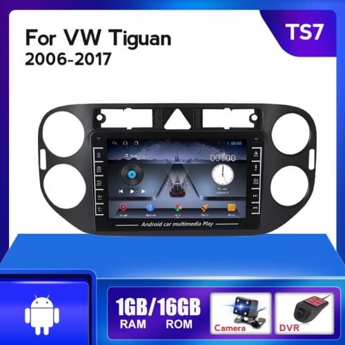 Android Car Radio For Volkswagen VW Tiguan 1 NF 2006 2008 2010 2012-2016 2017 Navigation GPS Multimedia Player 1080P Video WIFI