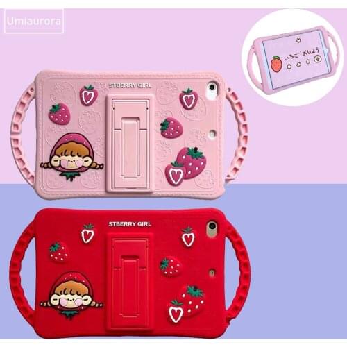 Tablet Case for IPad Pro 11 2020 Air 2 3 4 10.9 Cartoon Cover Kids Safe Silicone Shell For IPad 5 9.7 2017 2018 6th 7th 8th 10.2