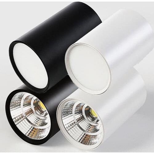 220V Waterproof Surface Mounted LED Downlight Dimmable IP65 IP66 IP67 7W 9W 12W 15W Porch Wall Balcony Canopy Eaves Light Lamp