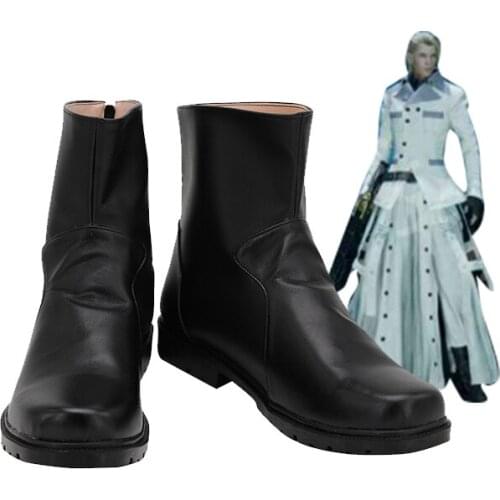 Final Fantasy VII Remake FF7 Rufus Shinra Cosplay Shoes Boots Halloween Carnival Shoes Prop Custom Made