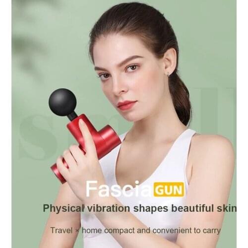 Mini Fascia Gun Massage Gun Sports Therapy Massager Pain Relief Slimming Shaping Pocket Body Massager Small Exercising Health