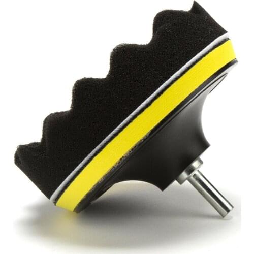 For Drill Polishing Pad Polisher Kit Wavy 5\\\" Automotive Buffer Buffing