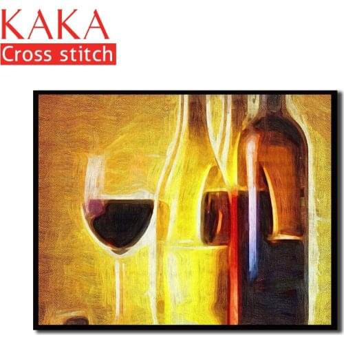 Cross stitch kits,Embroidery needlework sets with printed pattern,11CT-canvas for Home Decor Painting,Portrait Full NCKP006