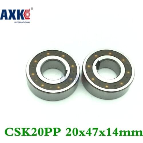 Axk Csk20pp One Way Clutches Sprag Type (20x47x14mm) One Way Bearings Freewheel Type Overrunning Clutch With Two Keyway