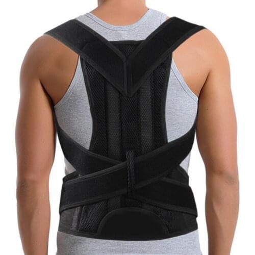 Shoulder Support Posture Correction Lumbar Support Belt Men Women Students Magnetic Corset Back Posture Corrector Brace