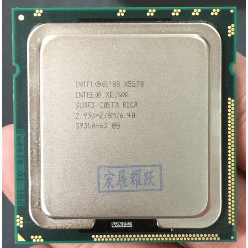 Intel Xeon Processor X5570 (8M Cache, 2.93 GHz, 6.40 GT/s Intel QPI) LGA1366 Desktop CPU
