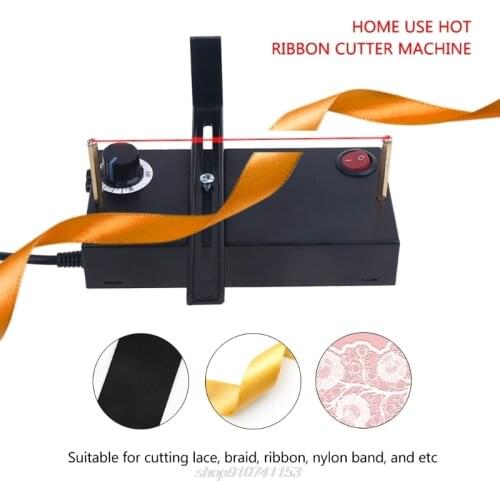 Small Hot Ribbon Cutter Machine DIY Manual Cuting Tool DIY Rope Band Craft Home DIY Ribbon Cutter Thermal M09 21 Dropship