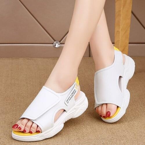 Wedge Sandals Women Shoes 2021 Summer Peep Toe Sandals Fashion Platform Slippers Outdoor Casual Flip Flops Sandalias De Mujer