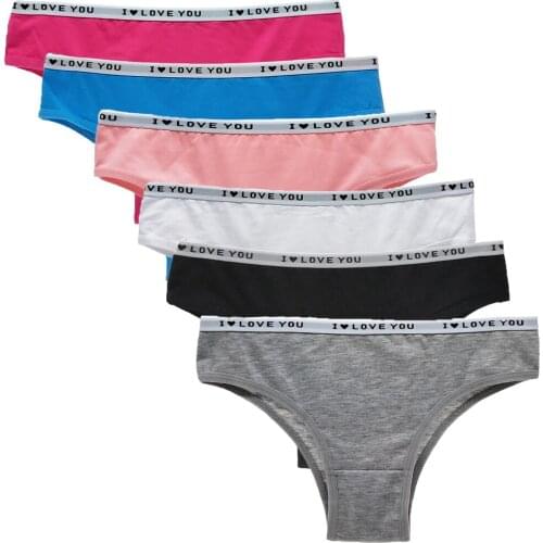 Sexy Panties For Woman Ladies New Lingerie Letter Print Women Underwear Bikini Soft Underpant Cotton Intimates Femme Briefs