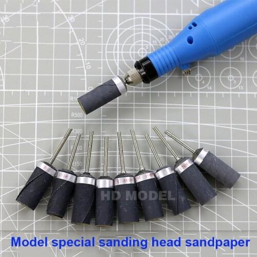 Model Nozzle Grinding Electric Grinding Sand Paper Rod Grinding Head 240# 320# 400# 600# 800# 1000# 1200# 1500# 2000