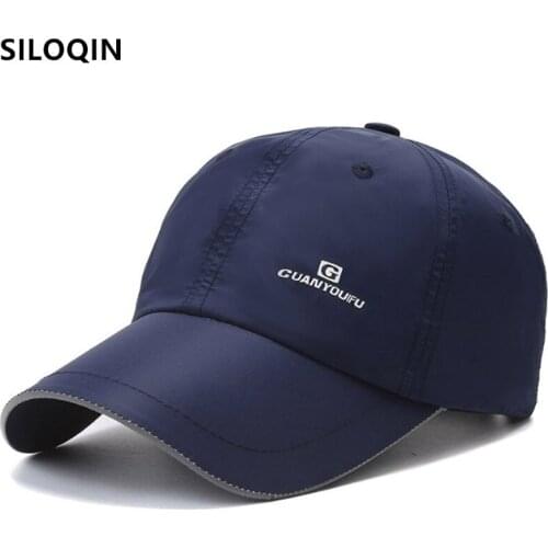SILOQIN Summer Men Women Ultra-thin Breathable Baseball Caps Snapback Hat Bone Adjustable Size Simple Letters Couple Sports Cap