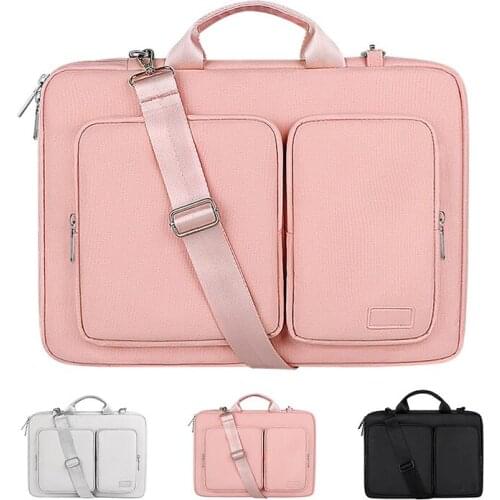 Waterproof Laptop Bag Laptop Bag Sleeve 13.3 14.1 15.4 15.6 Inch Notebook Shoulder Case For Macbook Air Pro Women Men handbag