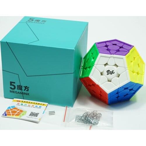 YJ MGC Megaminxed 3x3 Magnetic Stickerless Professional Magic-Cube YongJun MGC 12-sides Speed Cubes cubo magico Education Toy