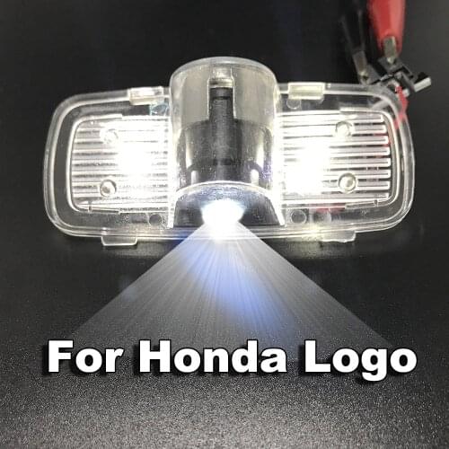 1-20 Pair For Honda Logo Led Car Door Welcome Laser Projector Badge Ghost Shadow Light For Accord Pilot Crosstour Car Styling