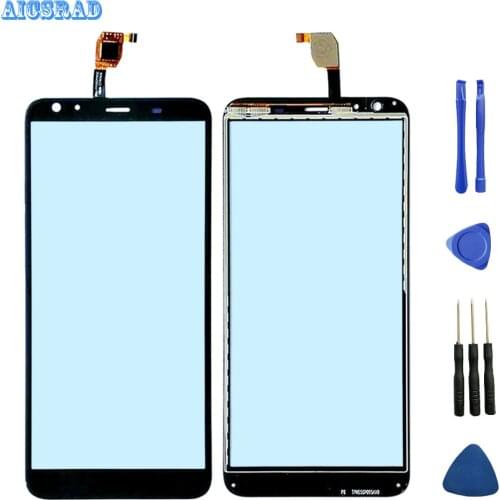 100% New For Prestigio Muze F5 LTE PSP5553DUO Touch Screen Outer Glass Panel Lens Sensor PSP5553 PSP 5553 DUO Cell Phone Parts