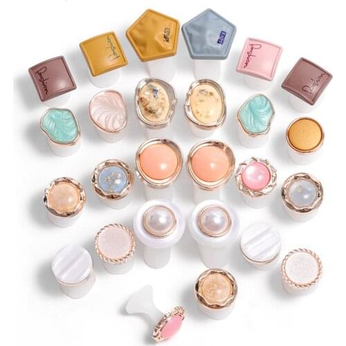 8pcs Pedicure DIY Toe Silicone Separator Nail Art Tool Flower Waterdrop Crystal Diamond Pearl Separator Foot Care Tools