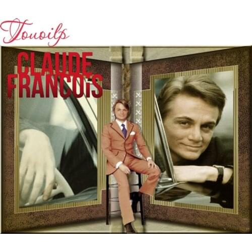 TOUOILP claude francois 5D Diamond Painting full Diamond Embroidery pattern Cross Stitch Diamond mosaic village home art