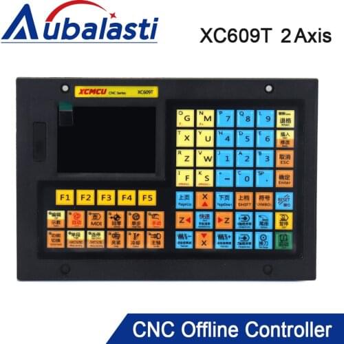 Aubalasti XC609T 2 Axis USB CNC Control System G-code Support Outer,Circle End Face, Slot,Taper, Arc, Thread, Deep Hole Drilling