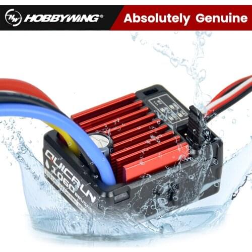 RC Car Original Hobbywing QuicRun WP-1060 1060 60A Waterproof Brushed Electronic Speed Controller ESC 6V/3A For 1:10 Crawler Car