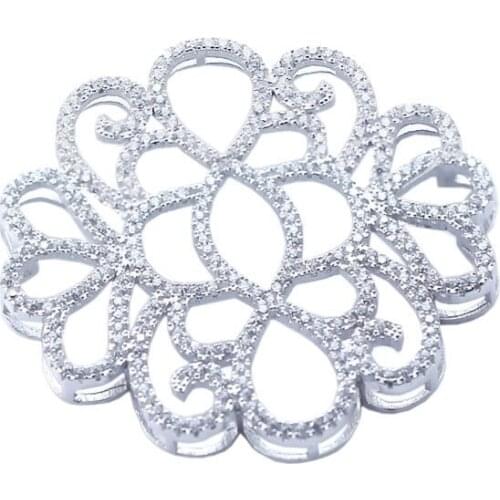 Beadsnice 925 Sterling Silver Pendant Micro Pave Pendant Birthday Gift 30137