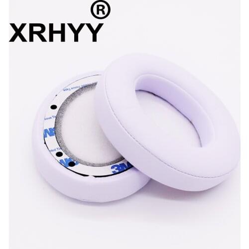 XRHYY White Replacement Ear Earpads Cushion For Beats Studio 2.0 Wired / Wireless B0500 / B0501 Studio 3.0 Over Ear Headphones