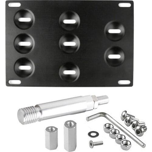 Bumper TOW Hook License Plate Bracket Holder For Benz C E S SL GLA CLA /K Class W204 W205 W212 W221 C207 W166 X204