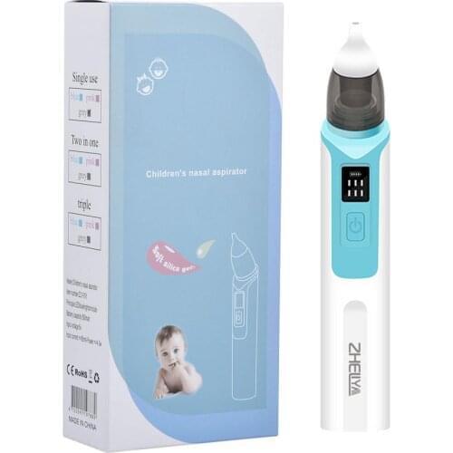 Baby Nasal Aspirator Baby Nose Cleaner Silicone Adjustable Suction Child Nasal Aspirator Health Safety Convenient Low Noise