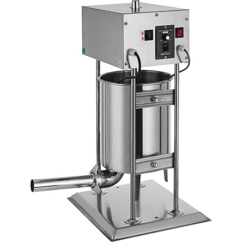 Electric Sausage Stuffer Machine 12L Stainless Steel Sausage Maker with 5 Sausage Tubes