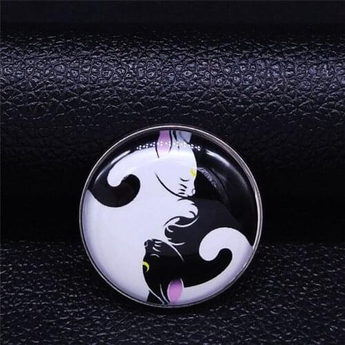 JYTF Black Brooches For Clothes