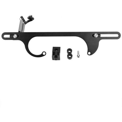 Aluminium Alloy Throttle Cable Carburetor Bracket Fit for 4150 & 4160 Series Carburetor(Silver)