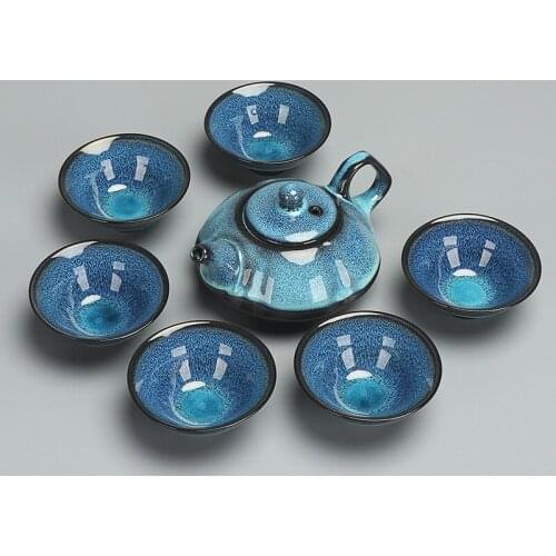 Chinese Travel Kung Fu Tea Set Ceramic Portable Teapot Porcelain Teaset Gaiwan Tea Cups of Tea Ceremony Tea Pot With Travel Bag