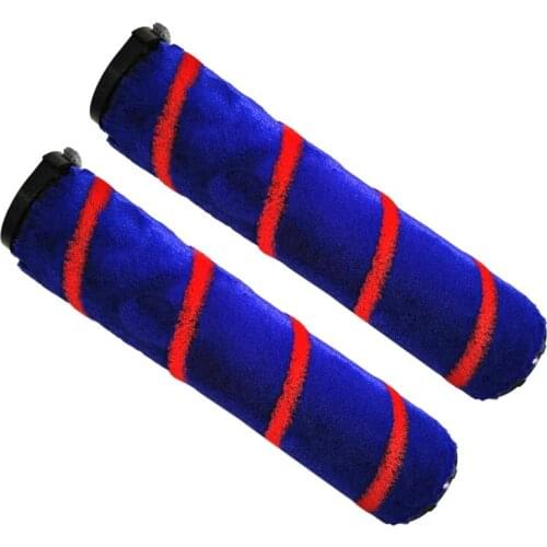 2PC Soft Roller Brush Head Fluffy Electric Floor Roller Brush Fit for Dyson V7 V8 V10 V11 Vacuum Cleaner Cleaner Tool