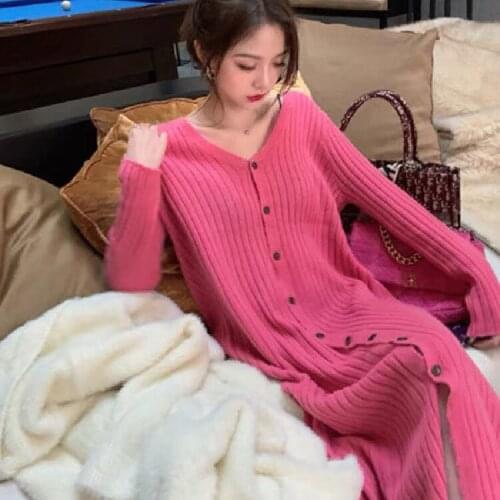 MEETING SIMAY Fashionable Knitted Dresses