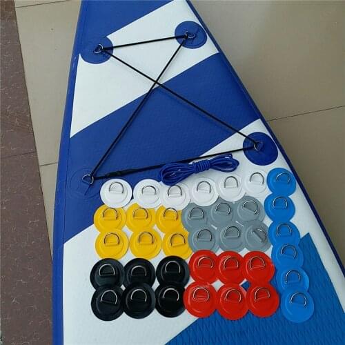 Kayak Accessories Set - 6Pcs D- Patch/Pad + Elastic Rope for Inflatable Boat