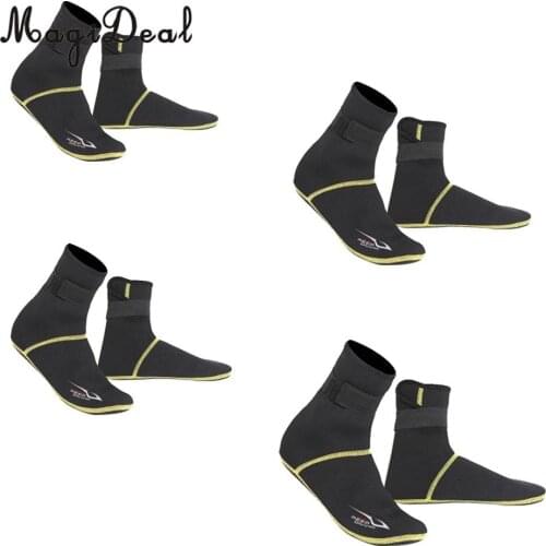 MagiDeal Neoprene Snorkeling Shoes Scuba Diving Socks Beach Boots Wetsuit Prevent Scratches Warming Anti-Slip Swimming Socks