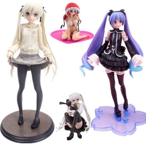 New Anime Doll Pink Sakura Hatsune Miku PVC Action Doll Ghost Hatsune Swimsuit Soniko Girl Doll Model Collection Decoration Toy