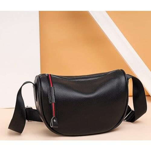New 100% cowhide Vintage Crossbody Leather Cell Phone Shoulder Bag Messenger Bags Fashion Daily Use For Women Wallet HandBags