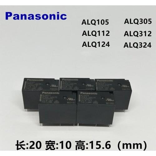 Original Power Relay ALQ105/ALQ112/ALQ124/ALQ305/ALQ312/ALQ324 10A 4PIN 5PIN New and Original