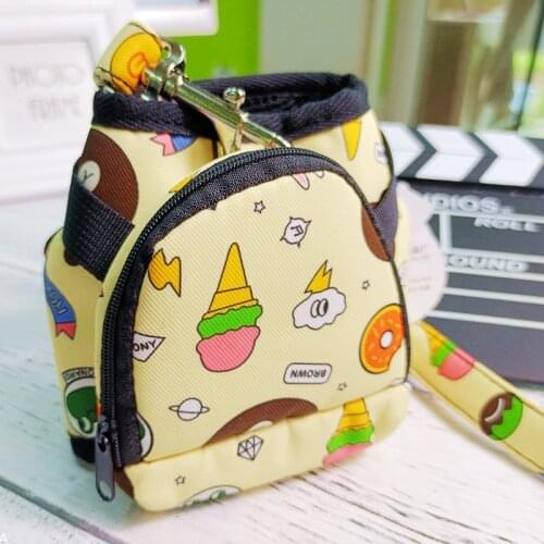 Durable Canvas Backpack For Small Dogs Puppy Animal Cats Multifunction School Bags Harness With Leash Pet Poop Bags Pocket Cute