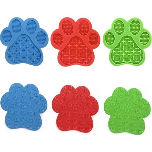 Dog Lick Pad Pet Bathing Distraction Pads Silicone Slow Feeder Lick Mat with Strong Suction for Dog Bathing,Grooming,Training