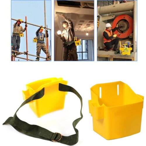 Thicken PlasticTools Waist Bag Box Large Capacity Hanging storage Case for building Electrician Carpentry Hardware tool Organize