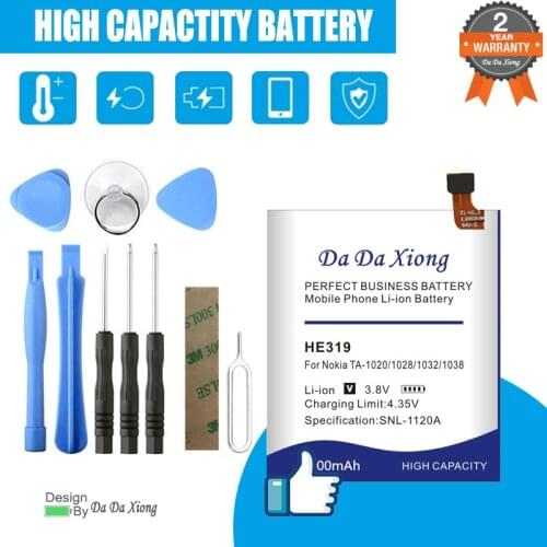 4900mAh High Quality Mobile Battery HE319 For Nokia 3 Nokia3 TA-1020 1028 1032 1038 Lithium Polymer Batteries